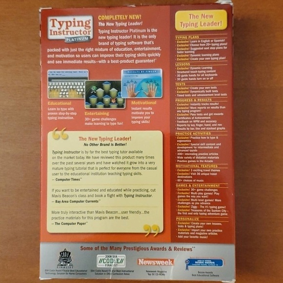 Typing Instructor Platinum English & Spanish! - Picture 2 of 7